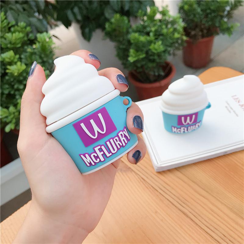 3D Cute Ice Cream Airpods Case - P's One-Stop Shop 