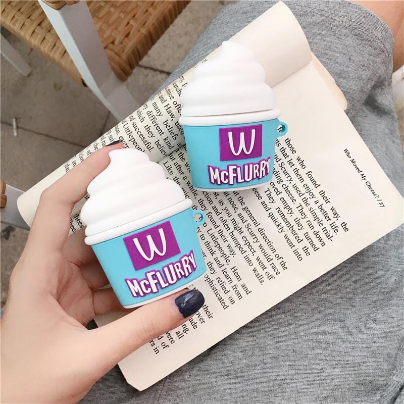 3D Cute Ice Cream Airpods Case - P's One-Stop Shop 