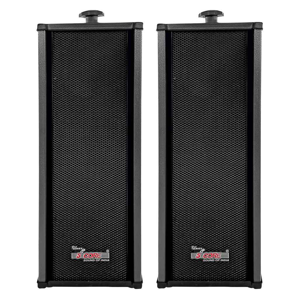 5Core Outdoor Speakers Stereo In Wall 100W Peak Passive Home Audio System - P's One-Stop Shop 