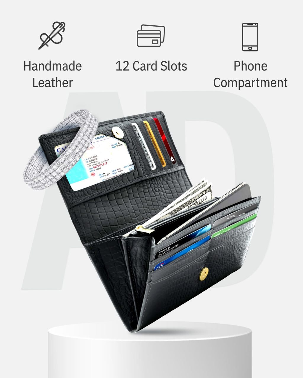Accordion Clutch Wallet - P's One-Stop Shop 