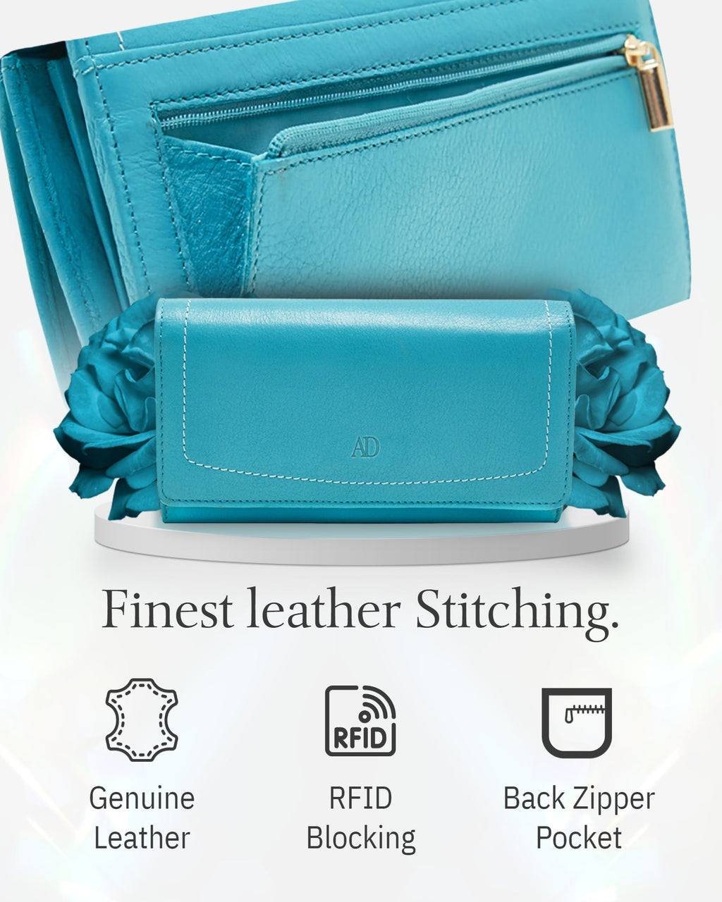 Accordion Clutch With Removable Checkbook Holder - P's One-Stop Shop 