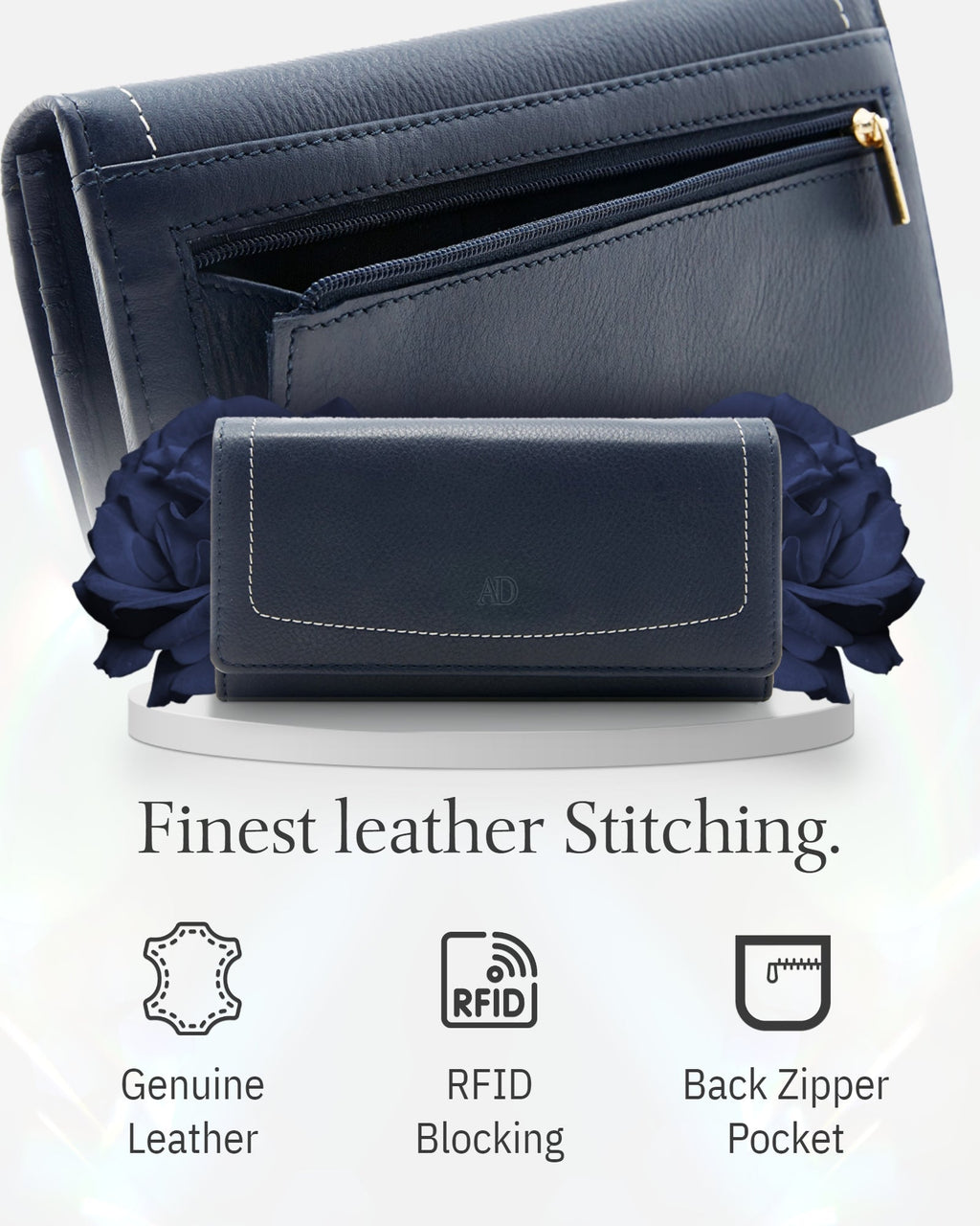 Accordion Clutch With Removable Checkbook Holder - P's One-Stop Shop 