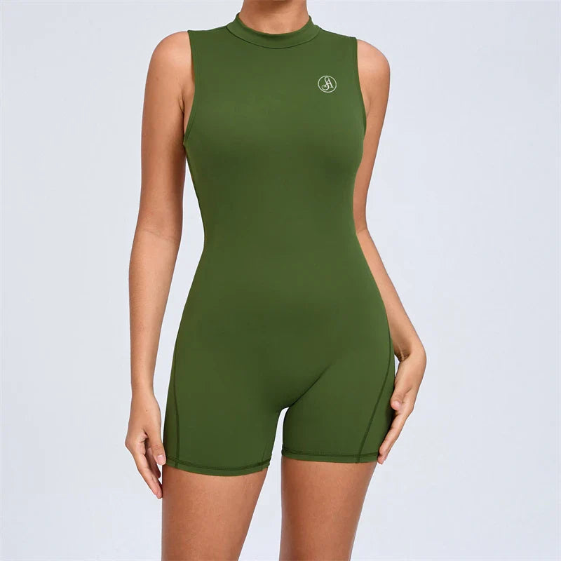 Allure Women's Backless Sport Jumpsuit Playsuit - P's One-Stop Shop 