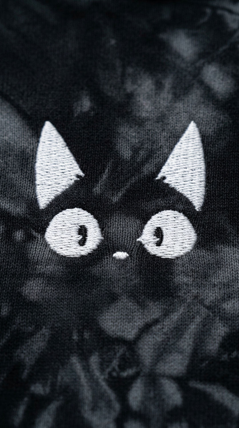 Amazed Cat Tie-Dye Hoodie - P's One-Stop Shop 