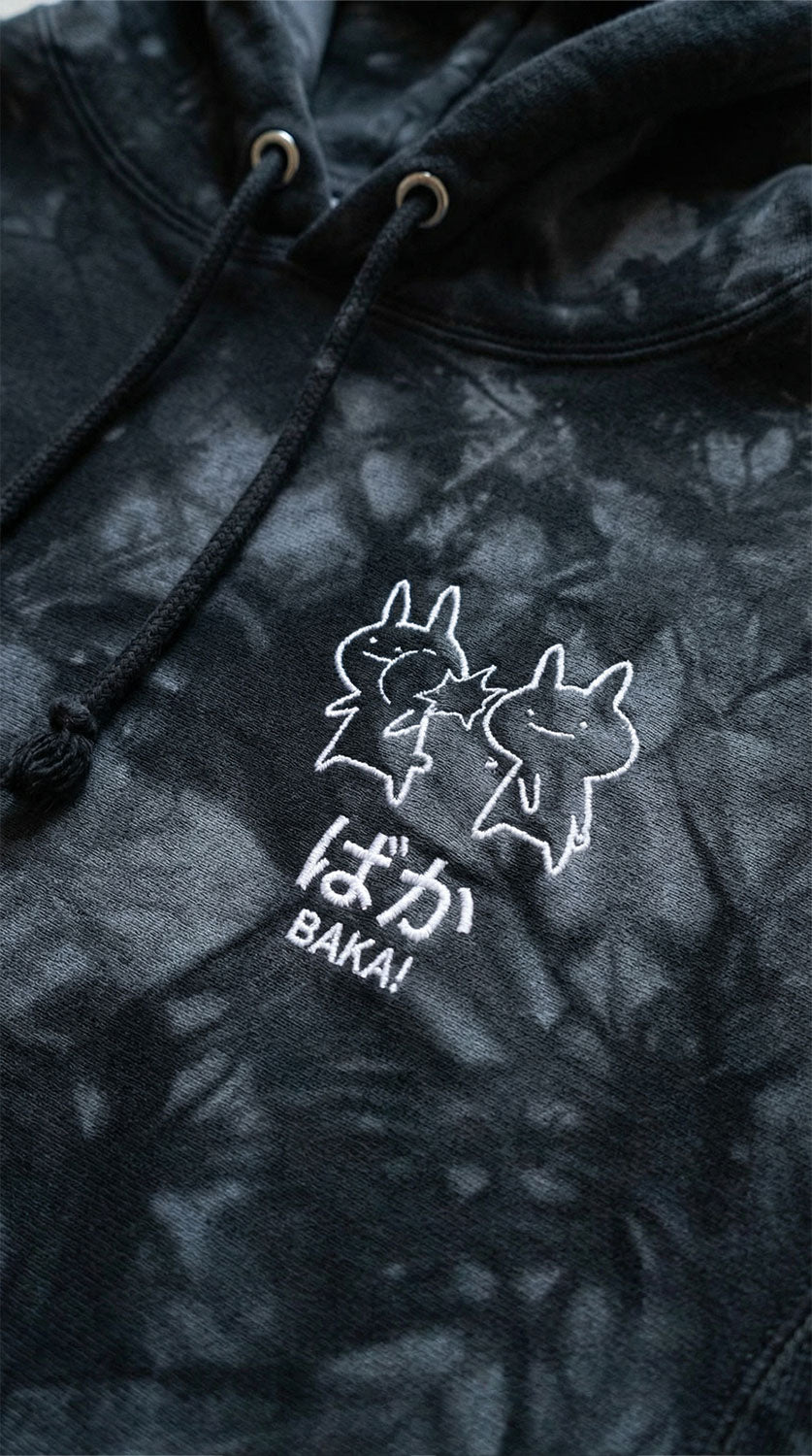 Baka! Tie-Dye Hoodie - P's One-Stop Shop 