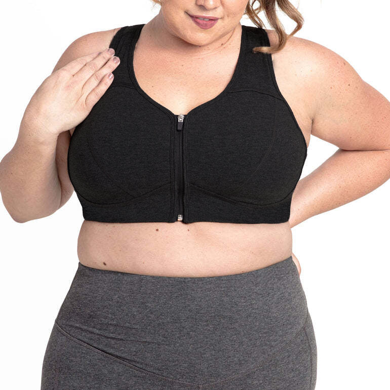 Basic Grace Zip Front Bra - P's One-Stop Shop 