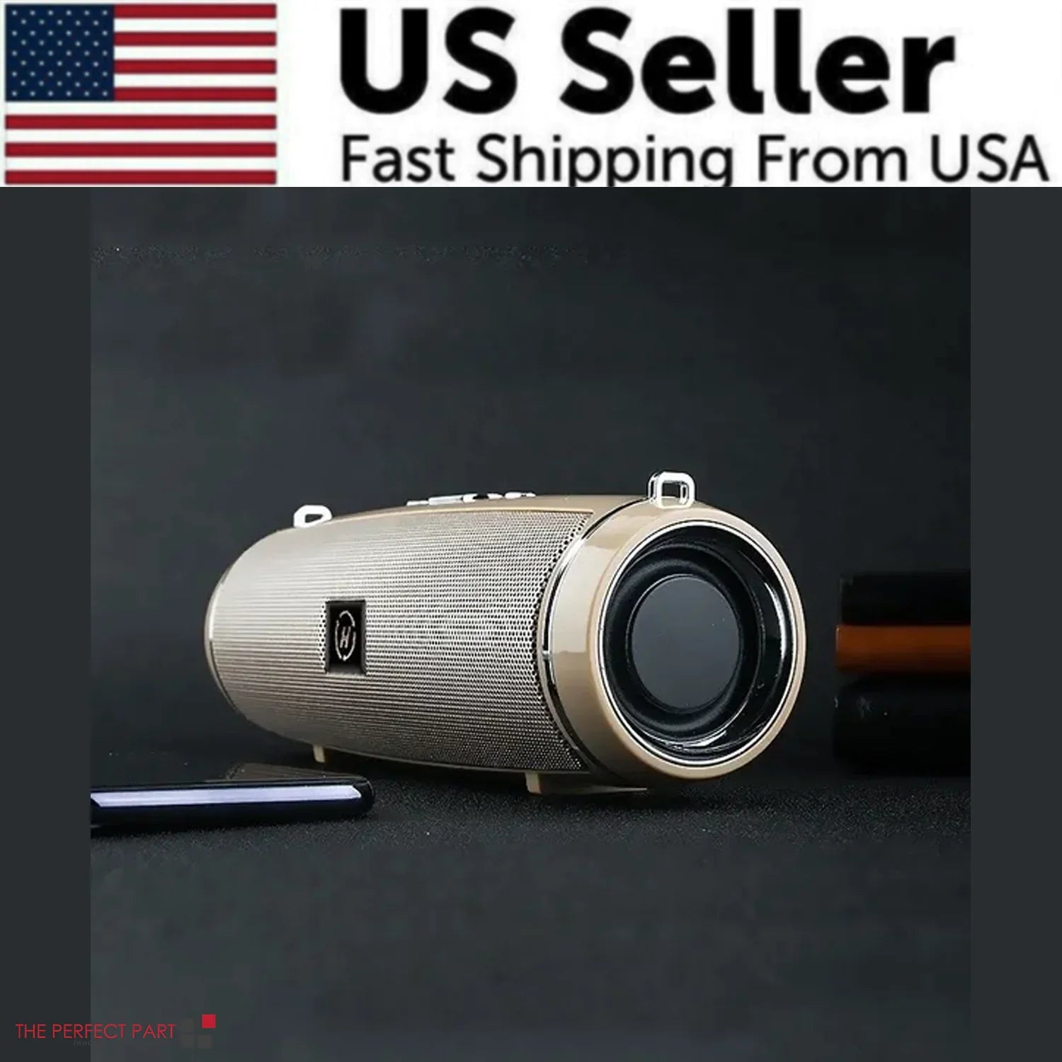 Bluetooth 5.1 Speaker Wireless Waterproof Outdoor Stereo LOUD Bass USB/TF Strap - P's One-Stop Shop 
