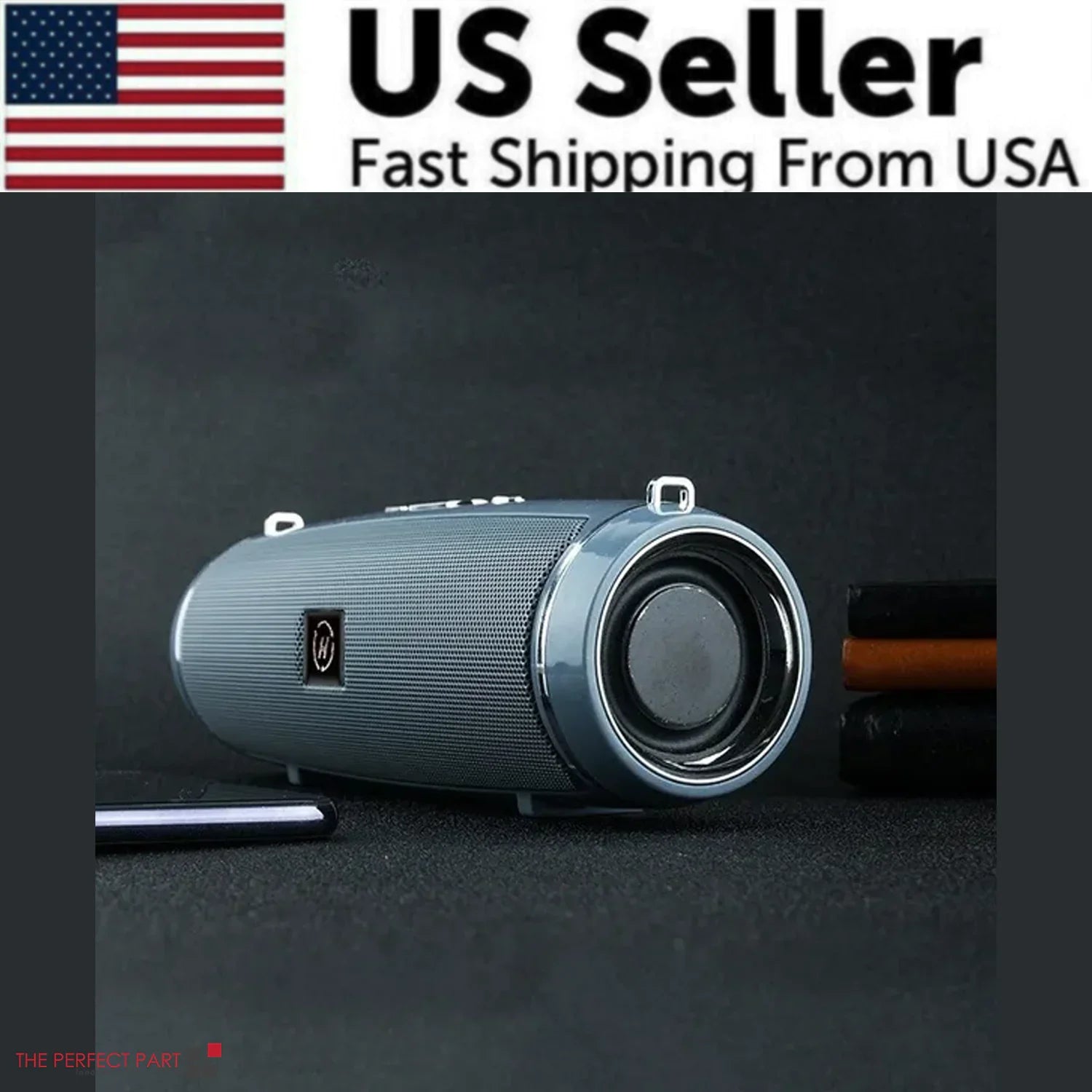 Bluetooth 5.1 Speaker Wireless Waterproof Outdoor Stereo LOUD Bass USB/TF Strap - P's One-Stop Shop 