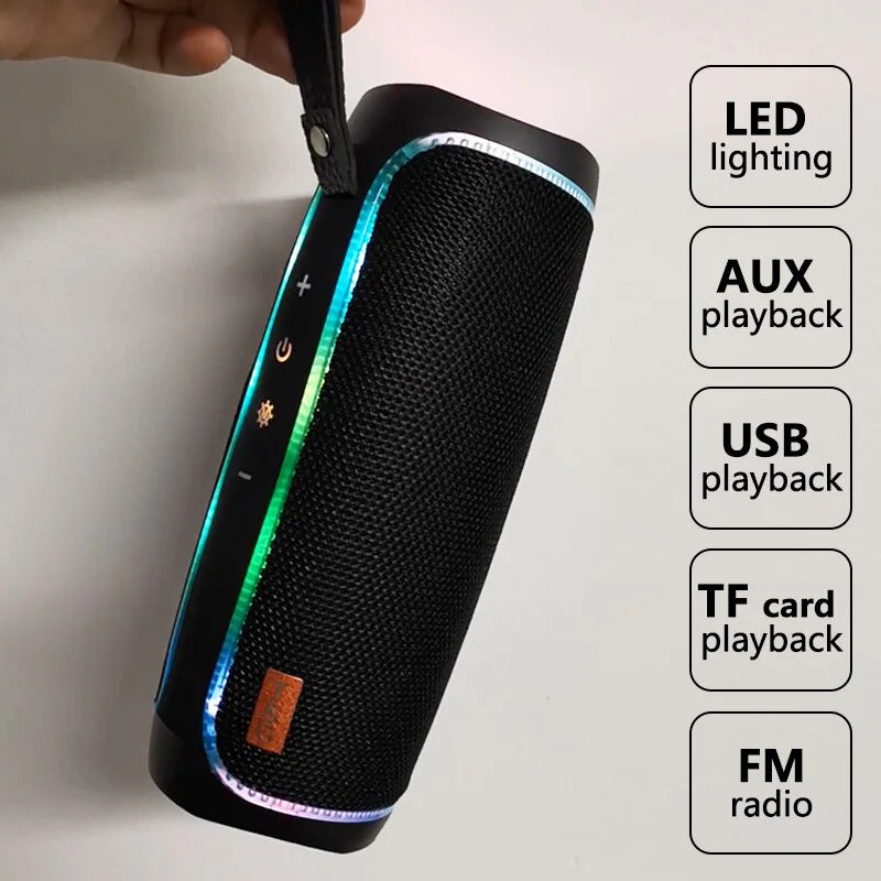 Bluetooth Speaker Wireless Waterproof Outdoor Stereo Bass USB/TF/FM Radio LOUD - P's One-Stop Shop 