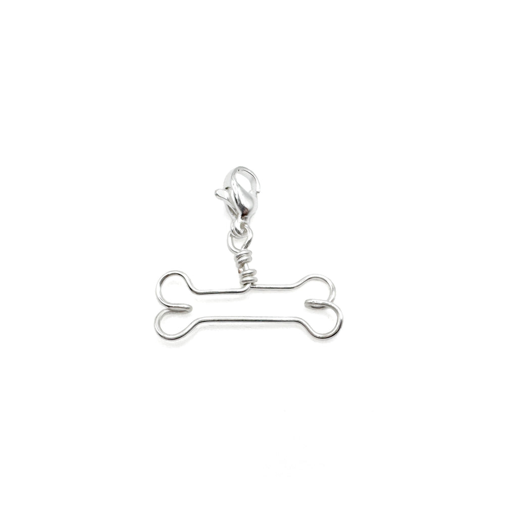 Bone silver charm - P's One-Stop Shop 
