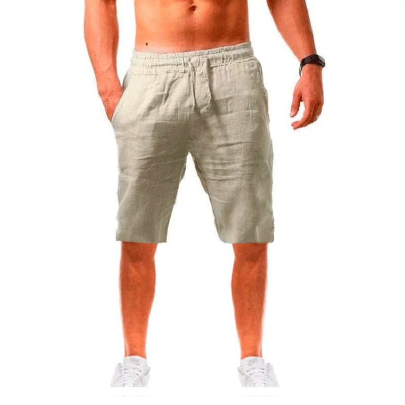 BreezeFit Men's Linen Shorts: Cool, Stylish, Versatile - P's One-Stop Shop 