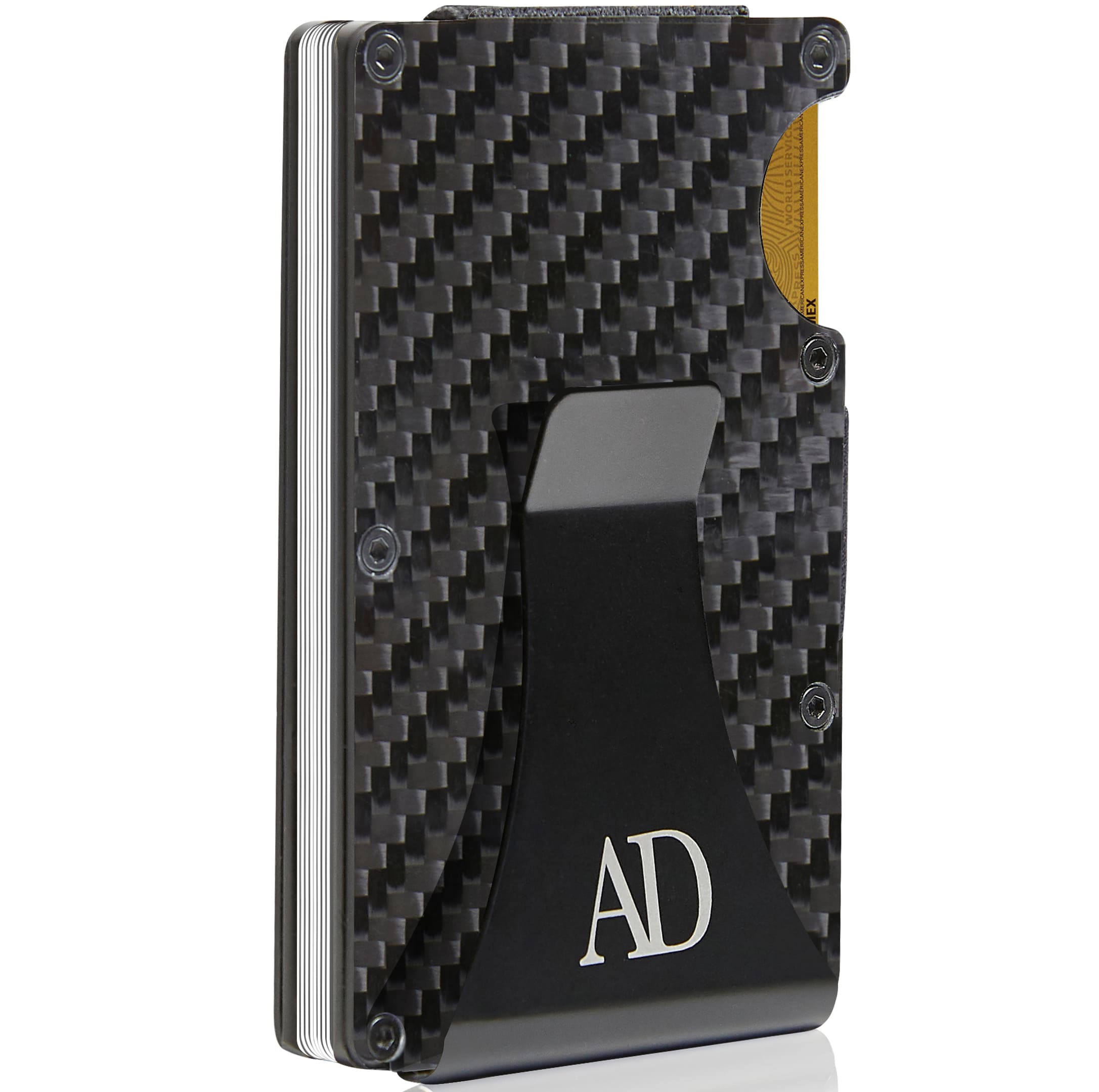 Carbon Fiber Money Clip Card Case - P's One-Stop Shop 