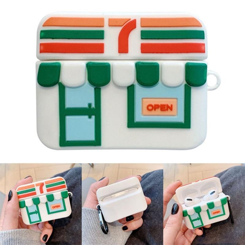 Cartoon Cute Convenience Store Airpods Pro Case - P's One-Stop Shop 