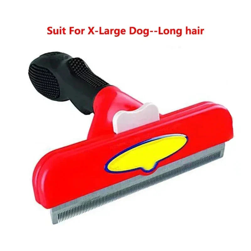 Cat & Dog Hair Removal Comb – Professional Grooming Brush for Shedding Control, Massage & Cleaning | Stainless Steel Deshedding Tool - P's One-Stop Shop 