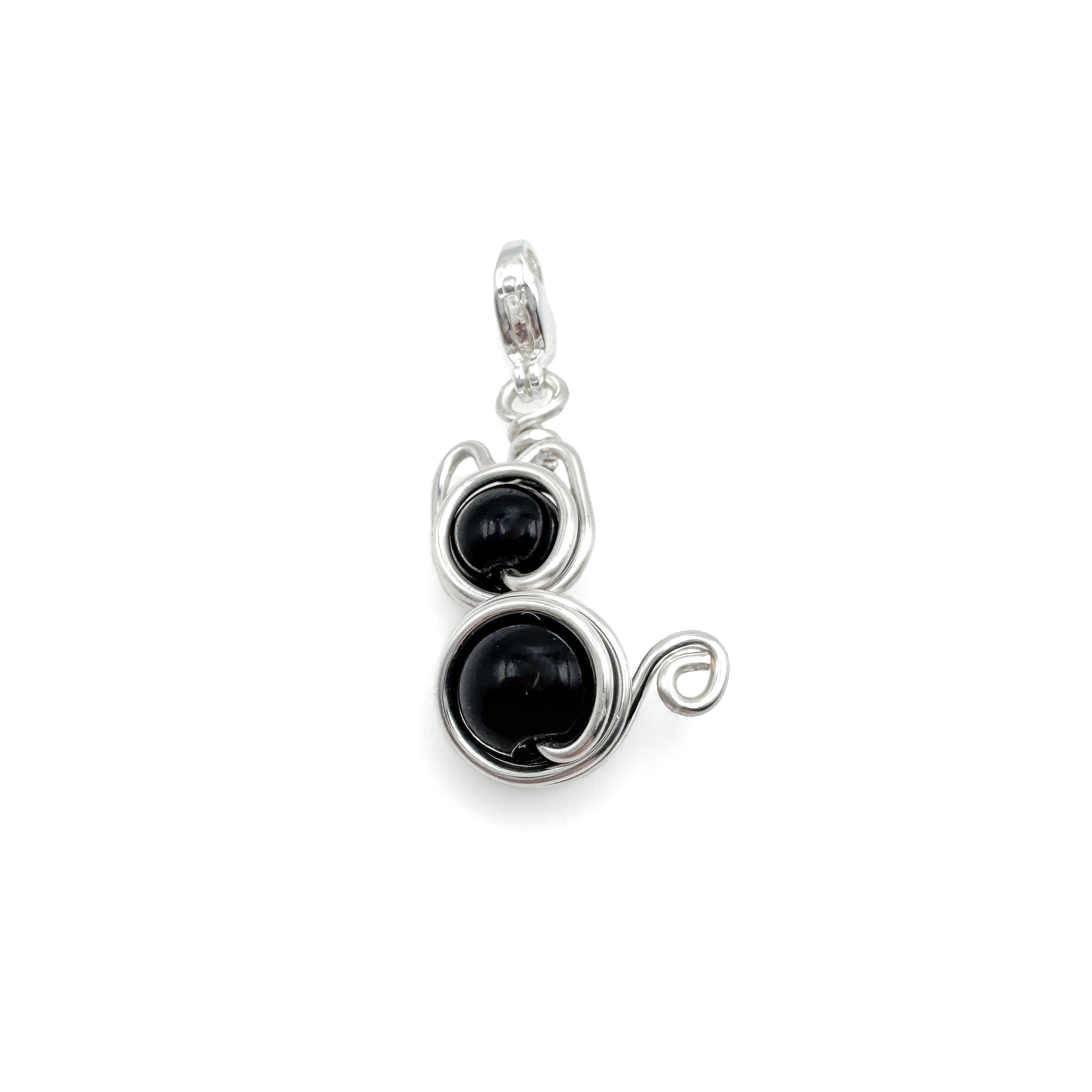 Cat silver charm - P's One-Stop Shop 