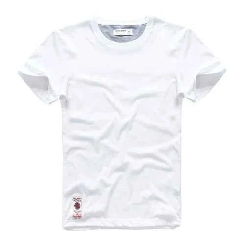 Classic Cotton Men's Solid O-Neck Tee - P's One-Stop Shop 