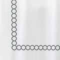 Clean Design Home® Savoy  Cotton Shower Curtain - P's One-Stop Shop 