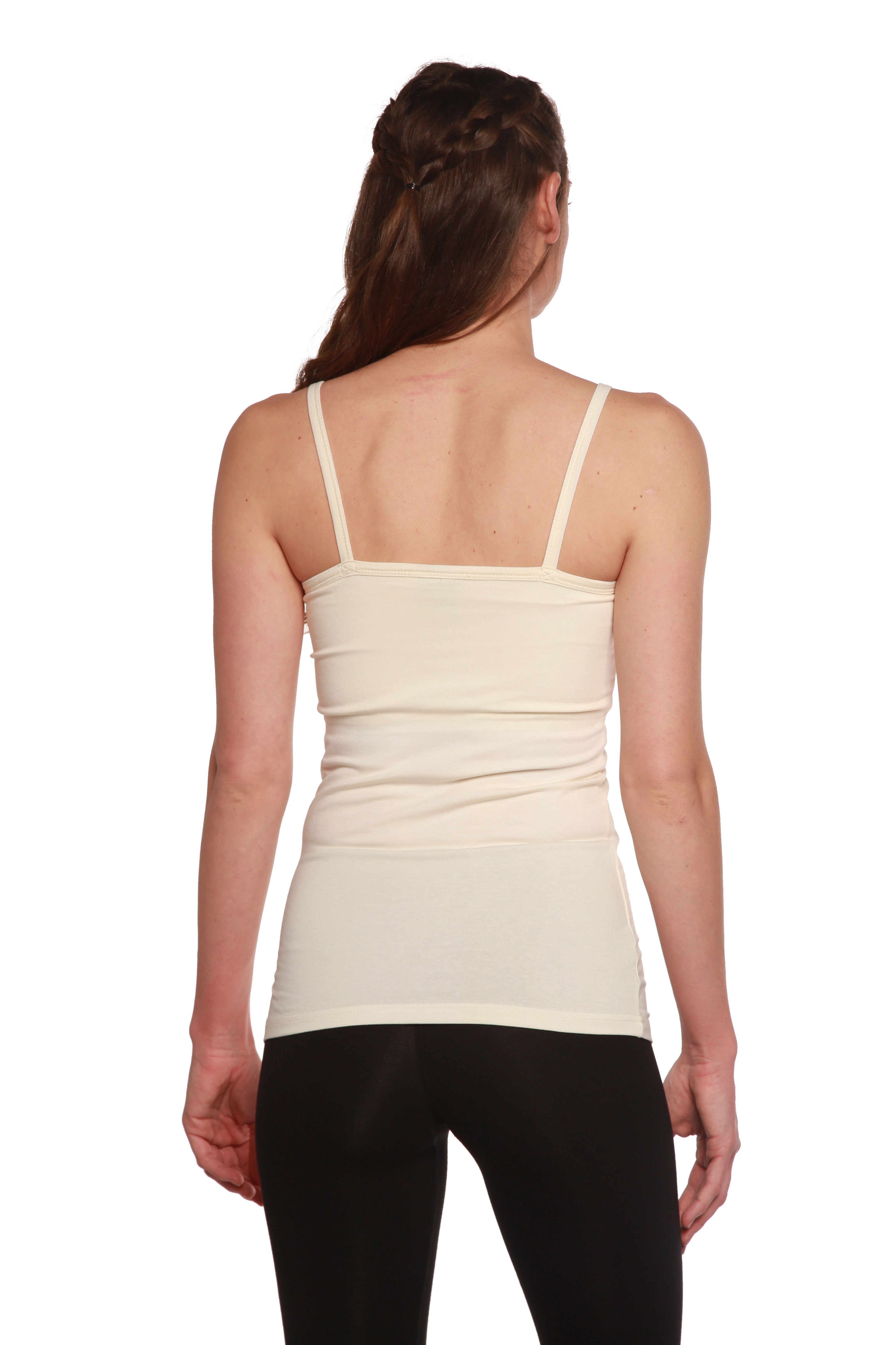 Clearance Women's Bamboo/Cotton Camisole with Shelf Bra - P's One-Stop Shop 