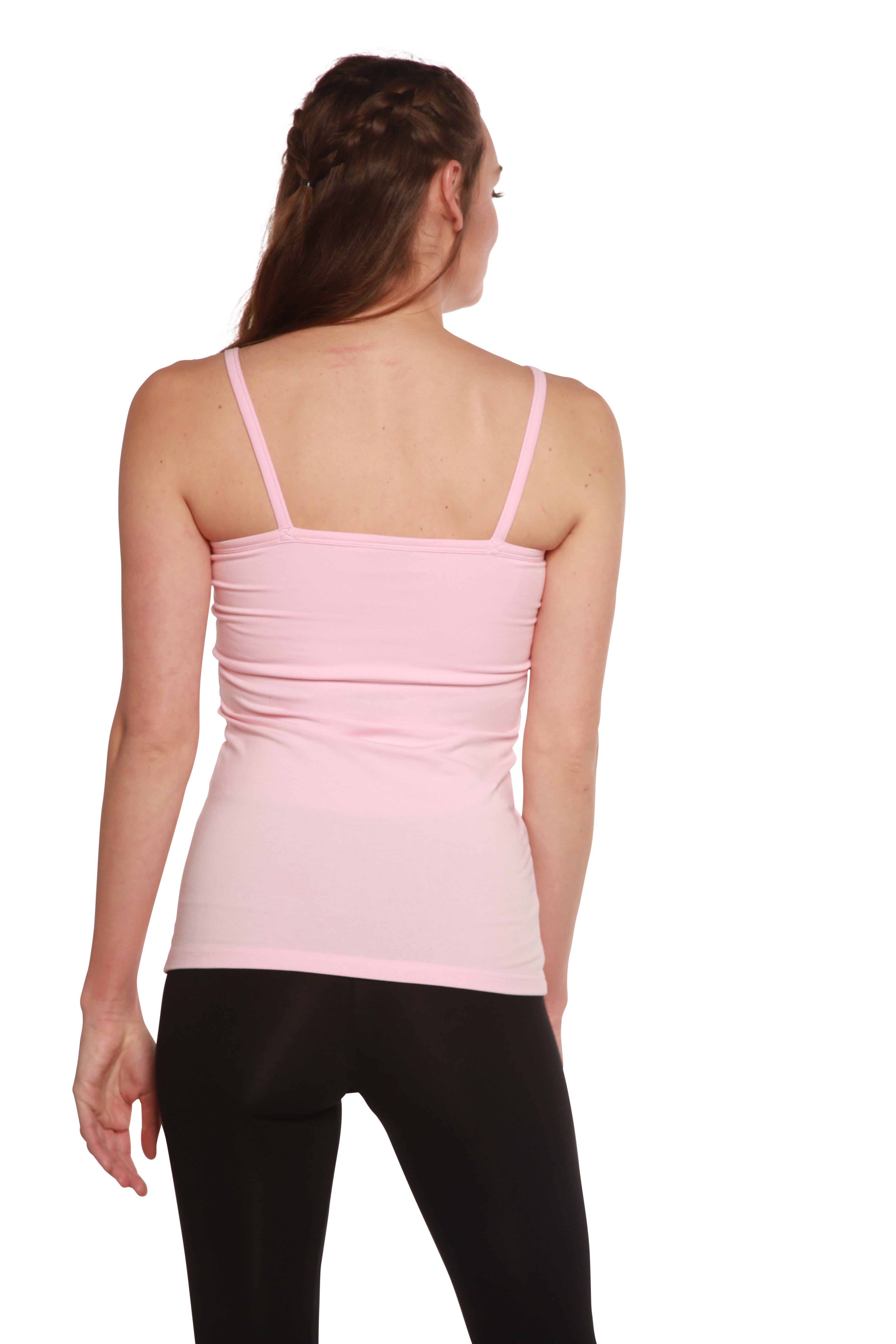 Clearance Women's Bamboo/Cotton Camisole with Shelf Bra - P's One-Stop Shop 