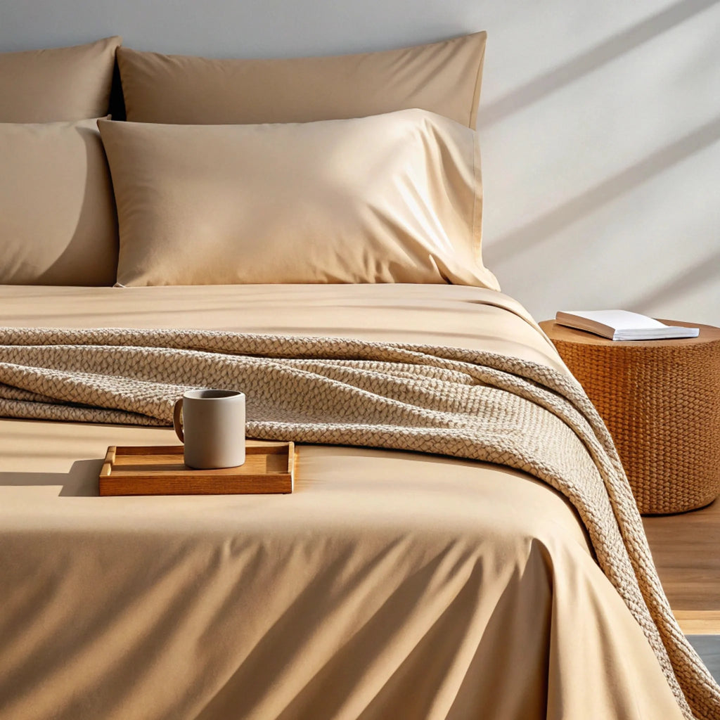 Copper Infused Bamboo Sheet Set | Cooling Comfort - P's One-Stop Shop 