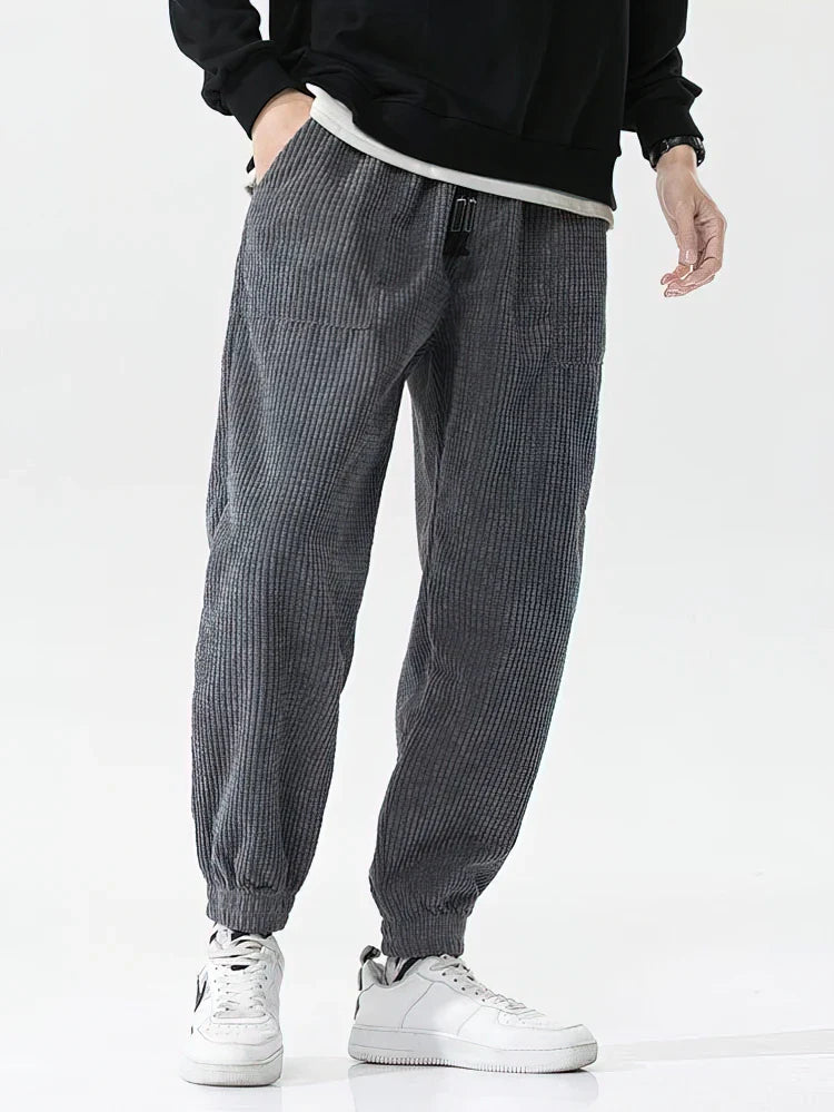 CozyRide Thermal Corduroy Joggers - Men's Sport Fit - P's One-Stop Shop 