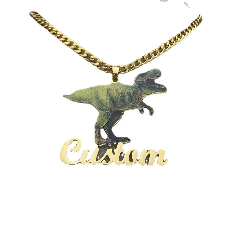 Custom Photo Necklace Custom Picture Nameplate Pendant Necklace for Kids Memory Jewelry - P's One-Stop Shop 