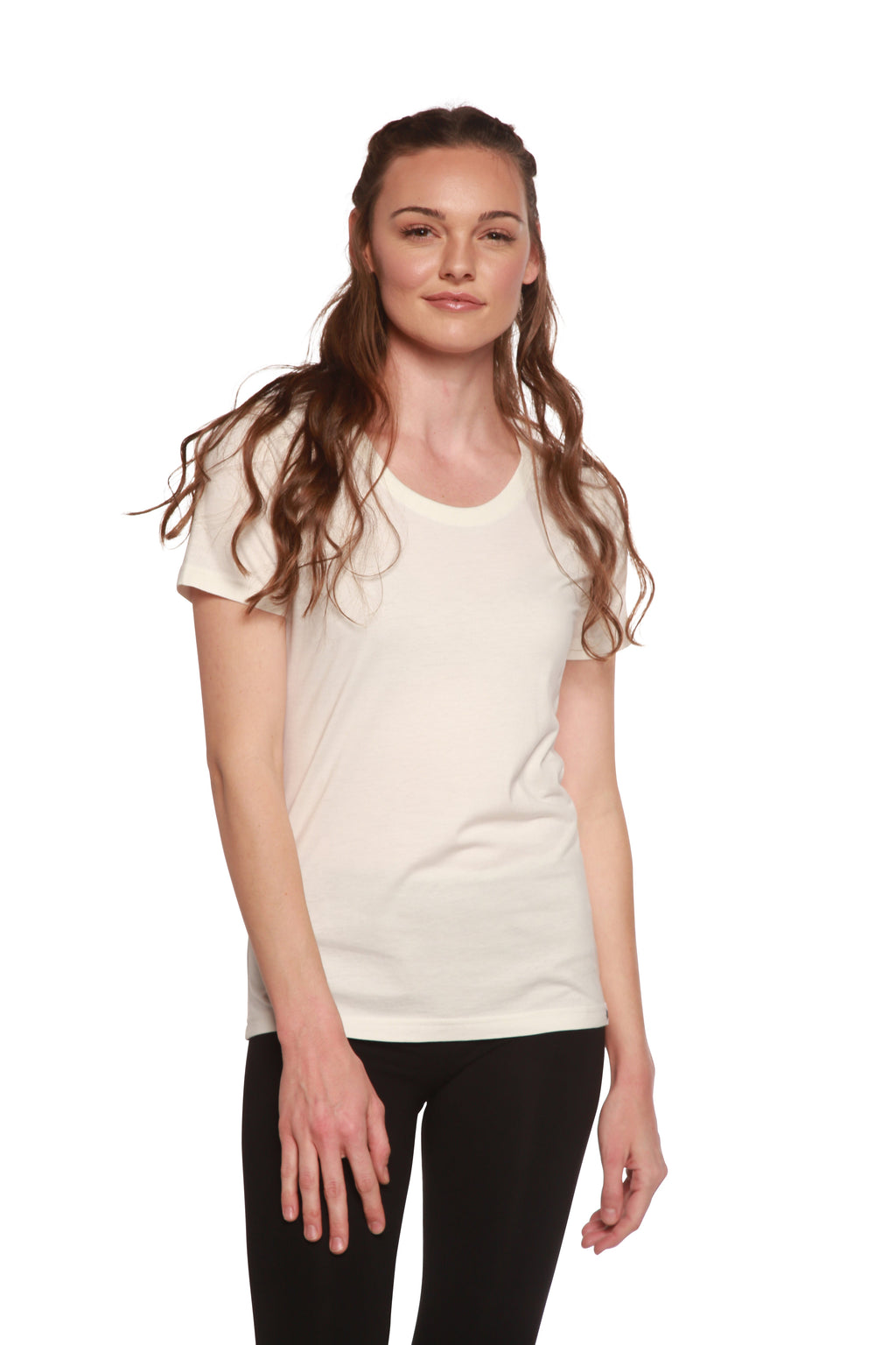 Custom Printed Women's Bamboo/Cotton Short Sleeve Scoop Neck Graphic T-Shirt - P's One-Stop Shop 