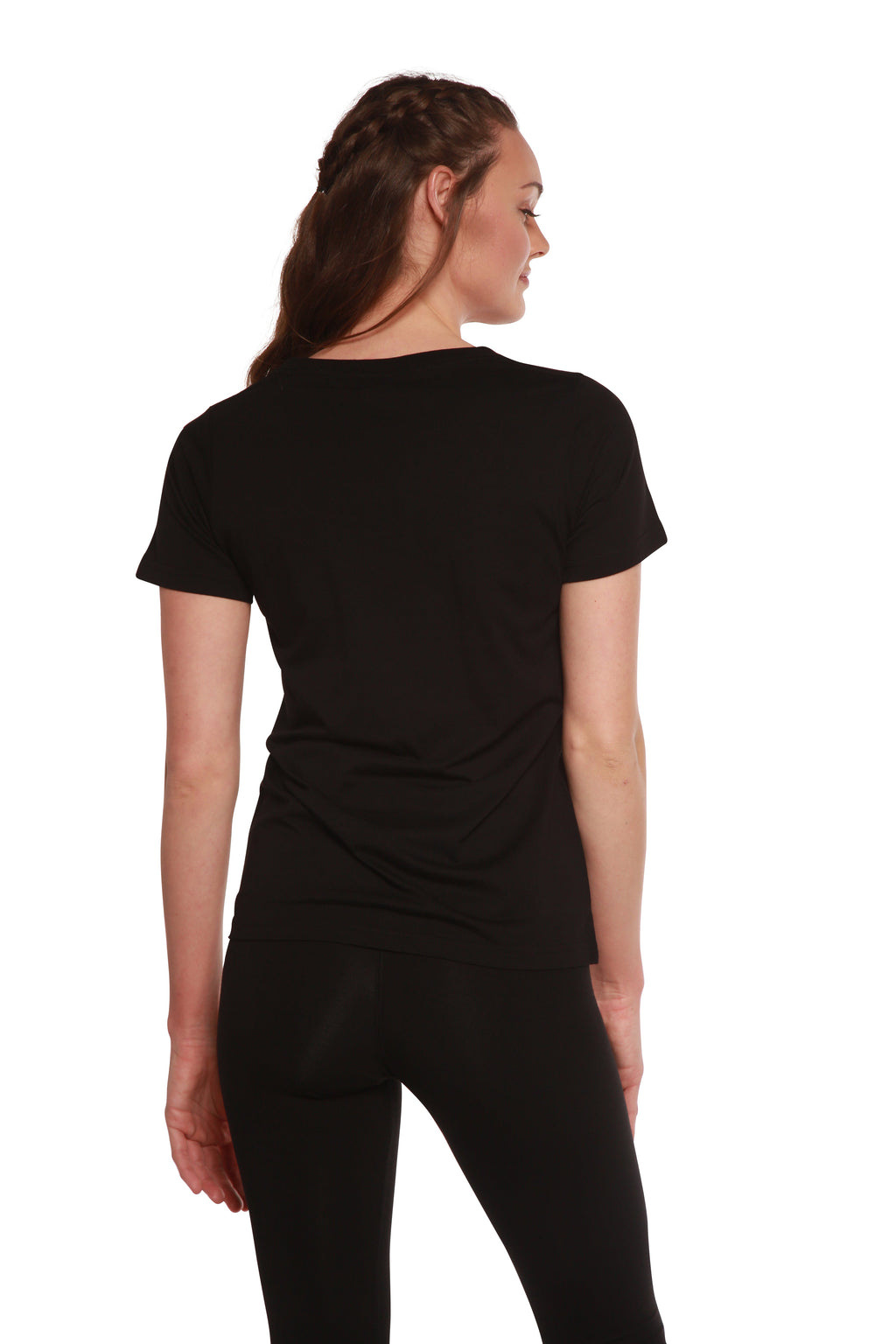 Custom Printed Women's Bamboo/Cotton Short Sleeve Scoop Neck Graphic T-Shirt - P's One-Stop Shop 