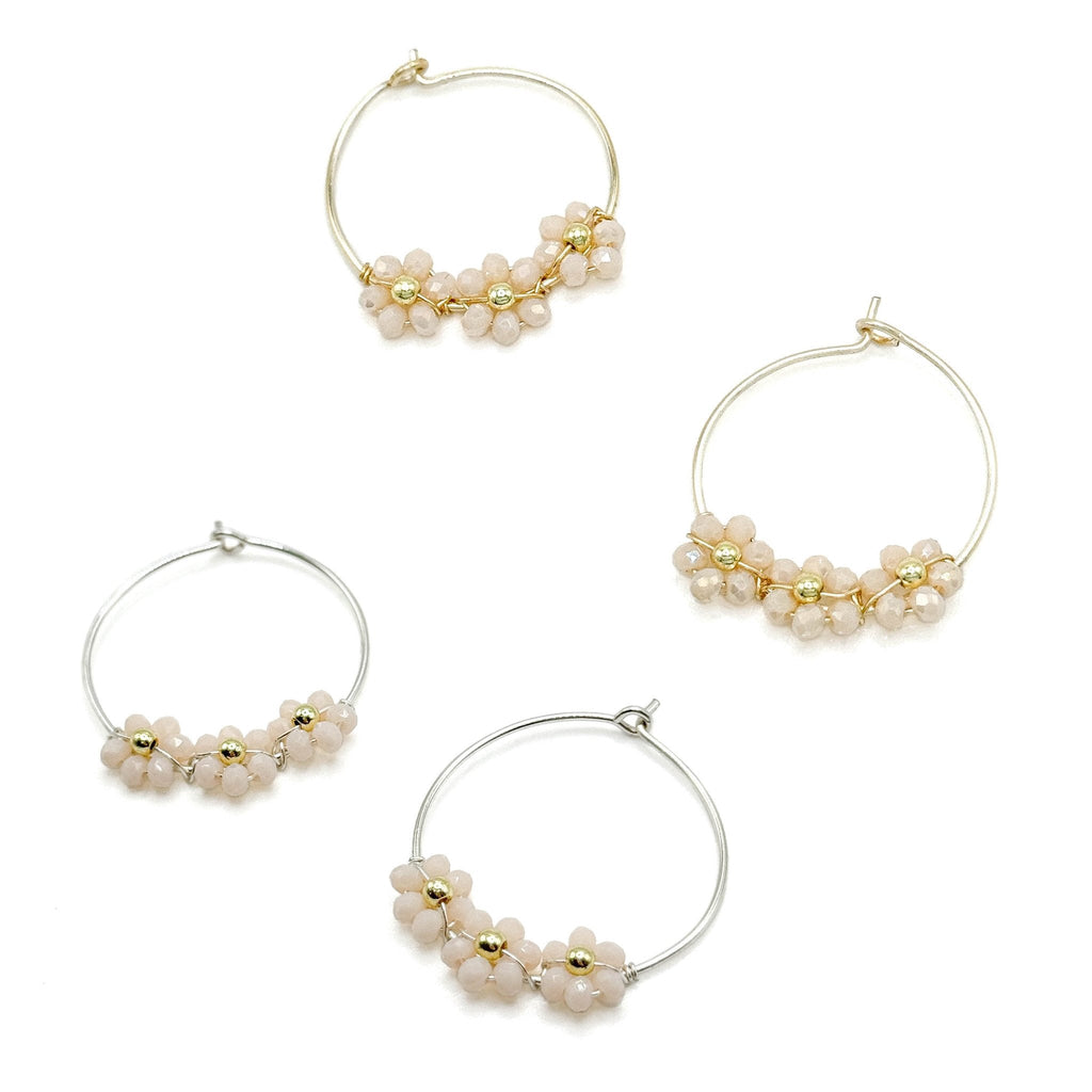Daisy gold earrings - P's One-Stop Shop 