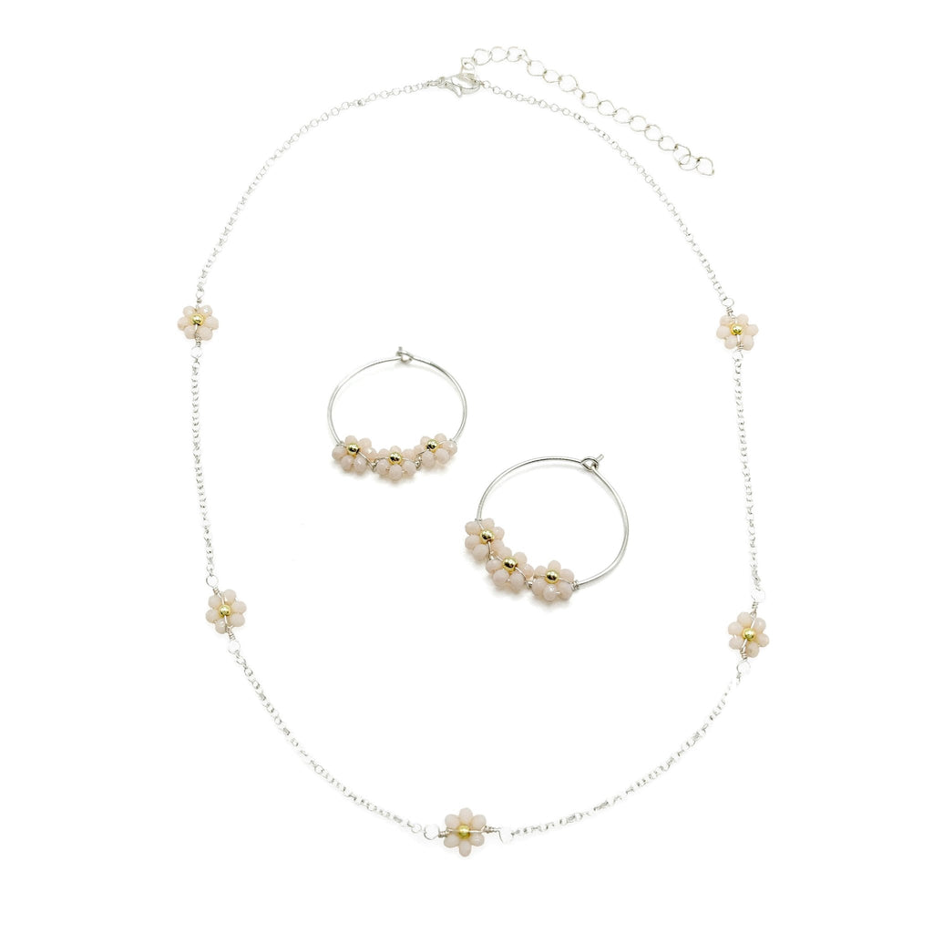 Daisy silver earrings - P's One-Stop Shop 