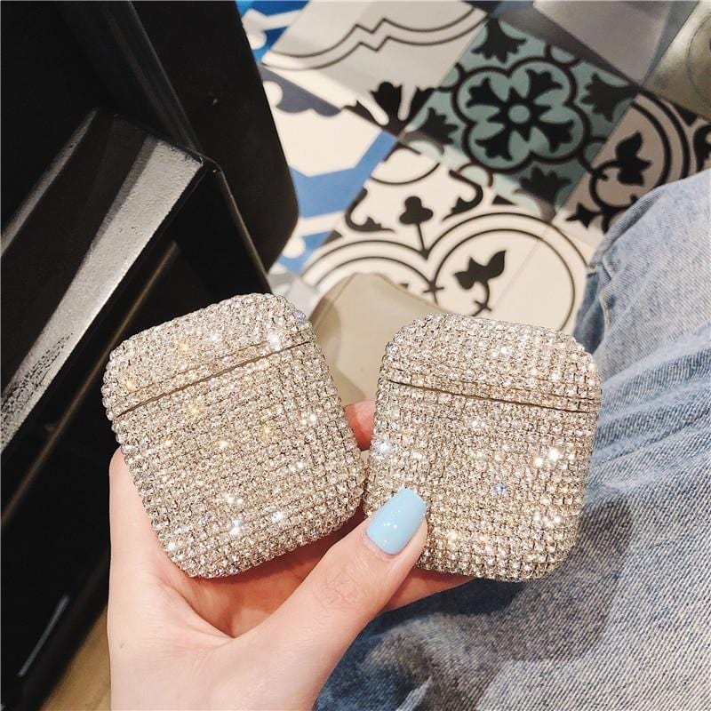 Diamonds Hard Shell Apple Airpods Case - P's One-Stop Shop 