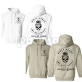 Dirty Hands and Hair Bands Skull Hoodie – Blue Collar Tradeswoman Apparel, Hard Working Women's Pullover, Unisex - P's One-Stop Shop 