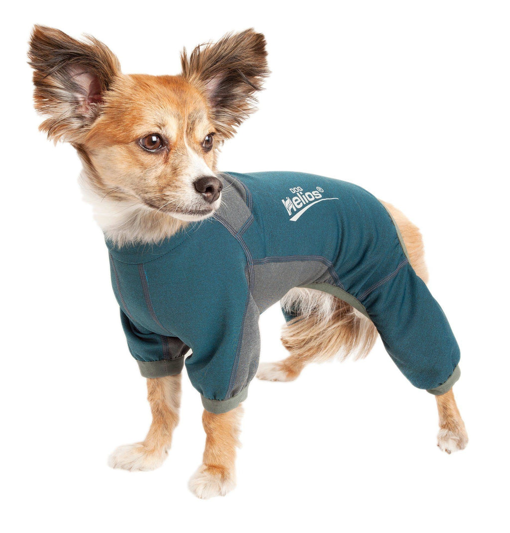 Dog Helios ® 'Rufflex' Mediumweight 4-Way-Stretch Fitness Yoga Dog Tracksuit Jacket - P's One-Stop Shop 