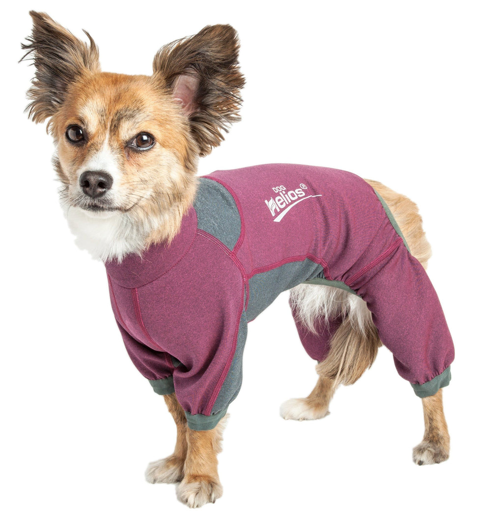 Dog Helios ® 'Rufflex' Mediumweight 4-Way-Stretch Fitness Yoga Dog Tracksuit Jacket - P's One-Stop Shop 