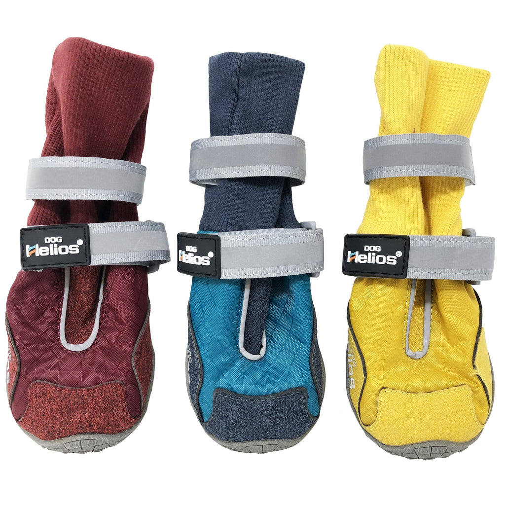 Dog Helios 'Traverse' Premium Grip High-Ankle Outdoor Dog Boots - Set Of 4 - P's One-Stop Shop 