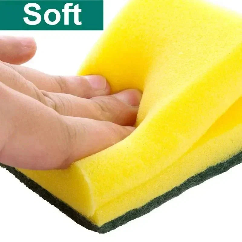 Double-Sided Magic Cleaning Sponge – Rust & Stain Remover for Kitchen - P's One-Stop Shop 