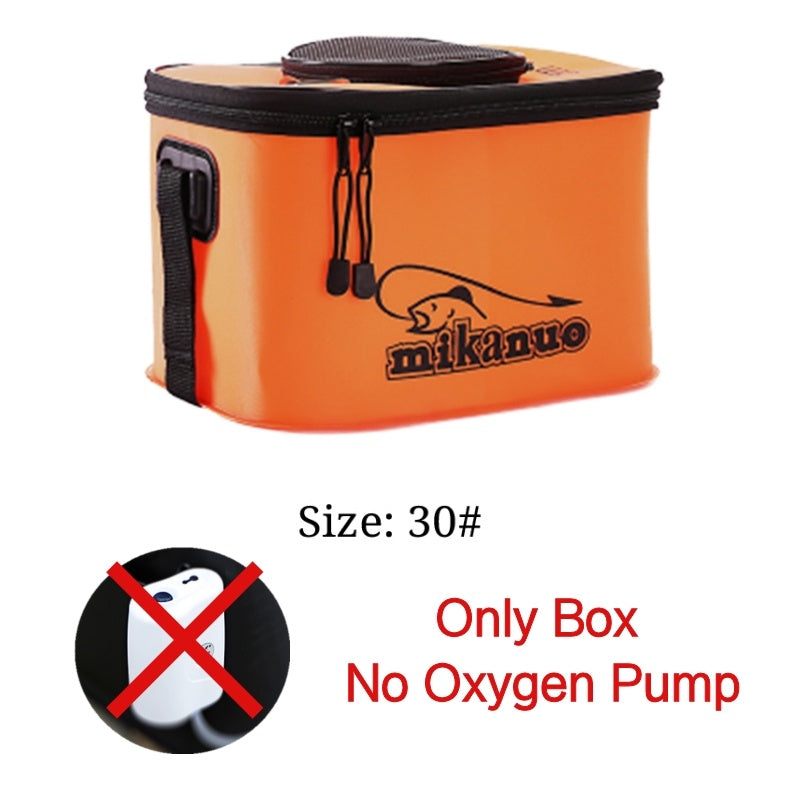 EVA Portable Fishing Bag Folding Thicken Live Fishing Box Tank Bucket Camping Fishing Tackle Fishbox Storage Bag - P's One-Stop Shop 