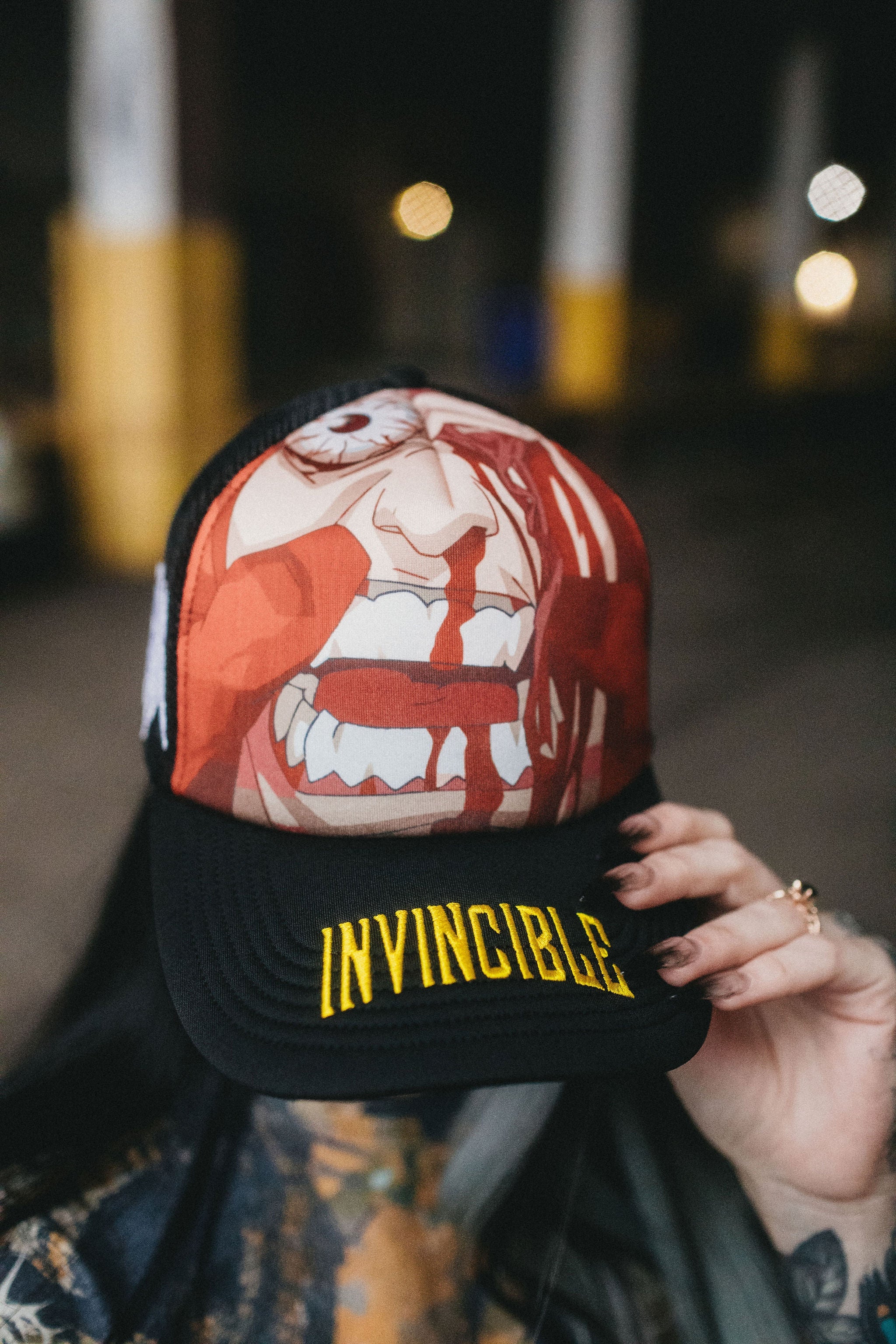 Face Smasher Trucker Hat Black - P's One-Stop Shop 