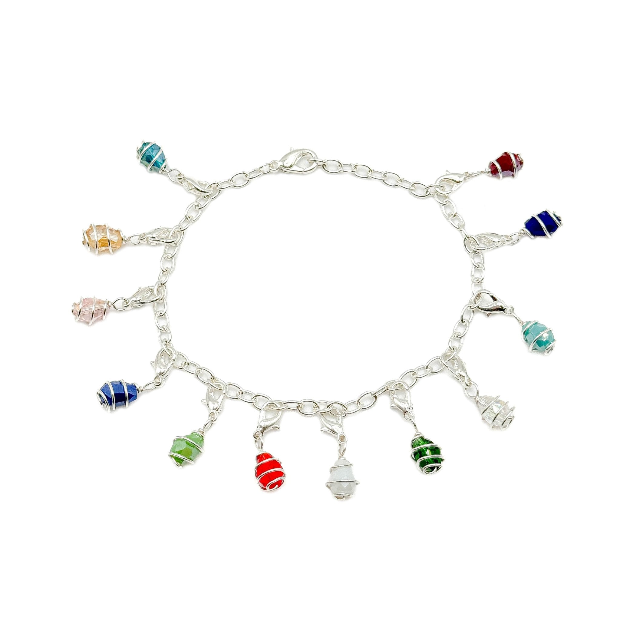 Familia Silver Birthstone Charms - P's One-Stop Shop 