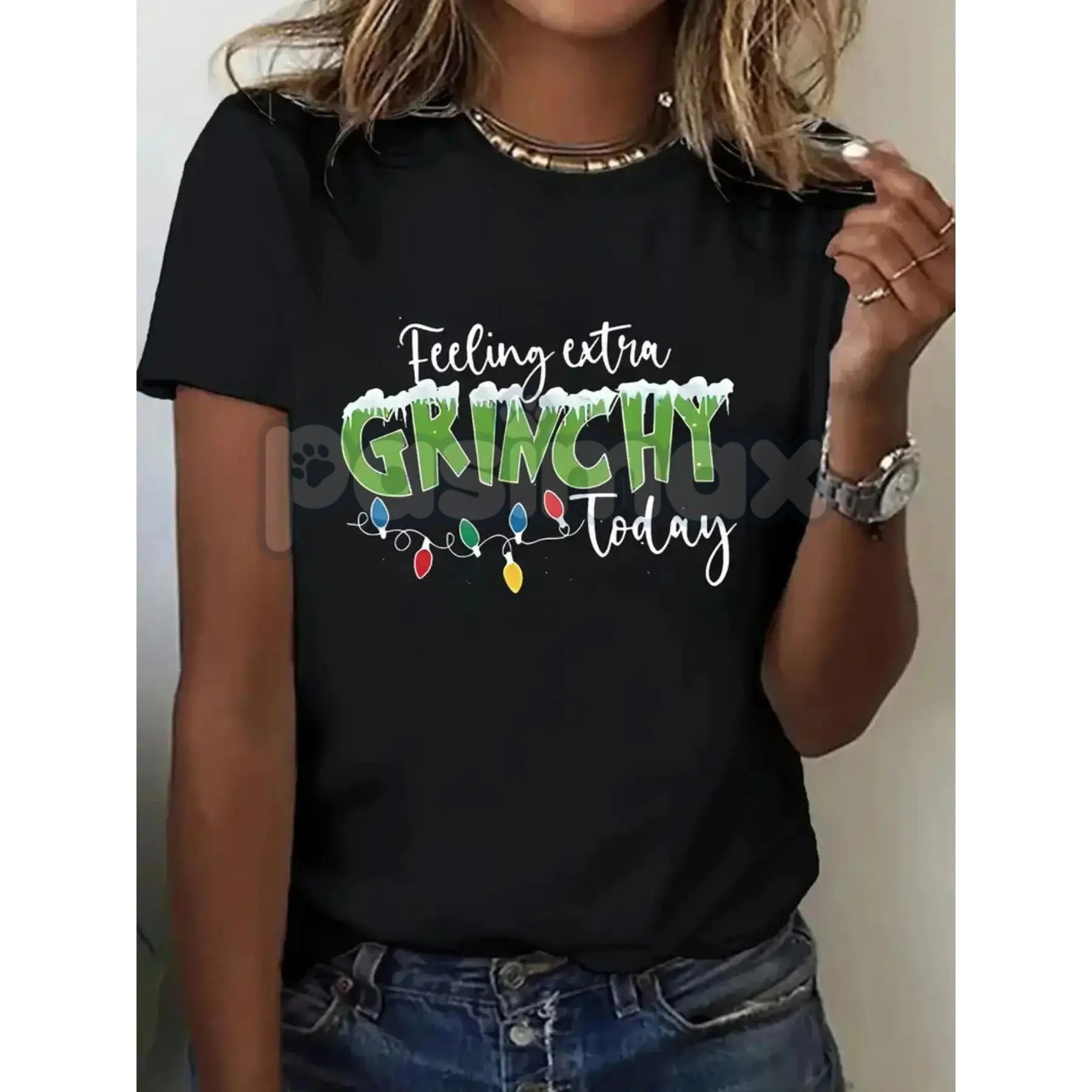 Feeling Grinchy Today T-Shirt – Funny Dr. Seuss Inspired Christmas Graphic Tee, Holiday Humor Shirt for Men & Women - P's One-Stop Shop 