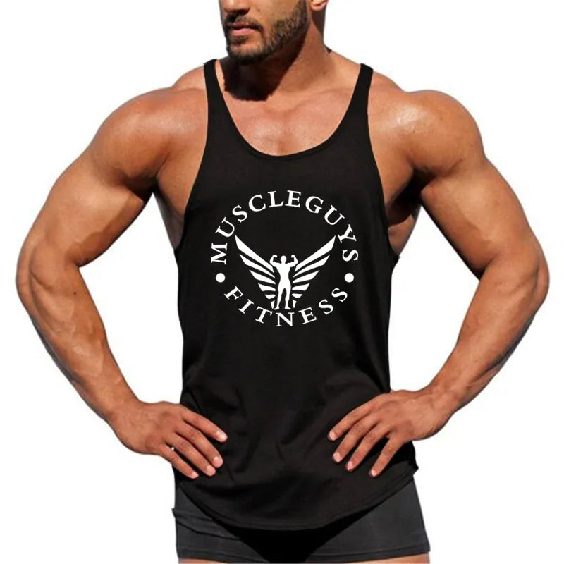 FlexFit Men's Muscle Gym Tank - Sleeveless Sportswear - P's One-Stop Shop 