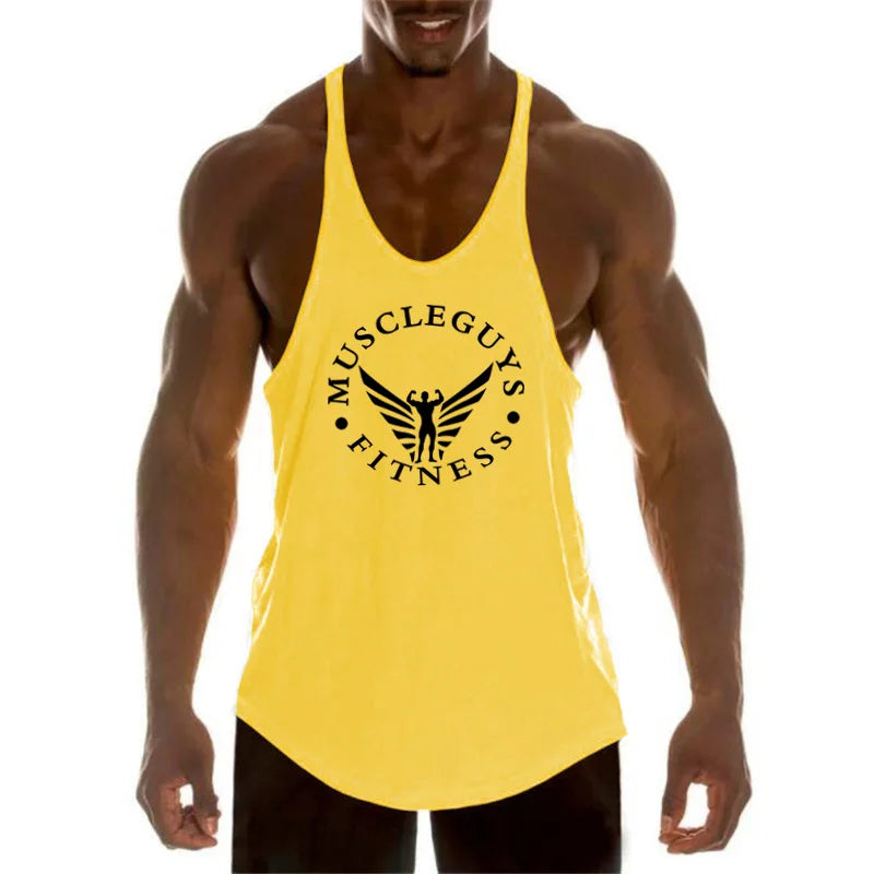 FlexFit Men's Muscle Gym Tank - Sleeveless Sportswear - P's One-Stop Shop 
