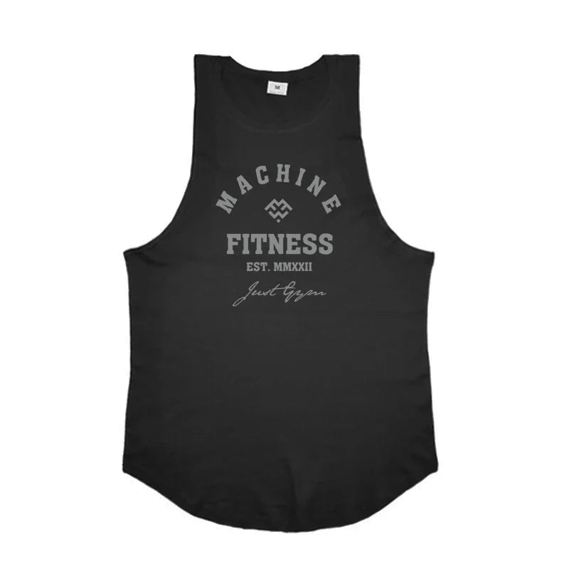 FlexFit Muscle Tank: Men's Cotton Workout Vest - P's One-Stop Shop 