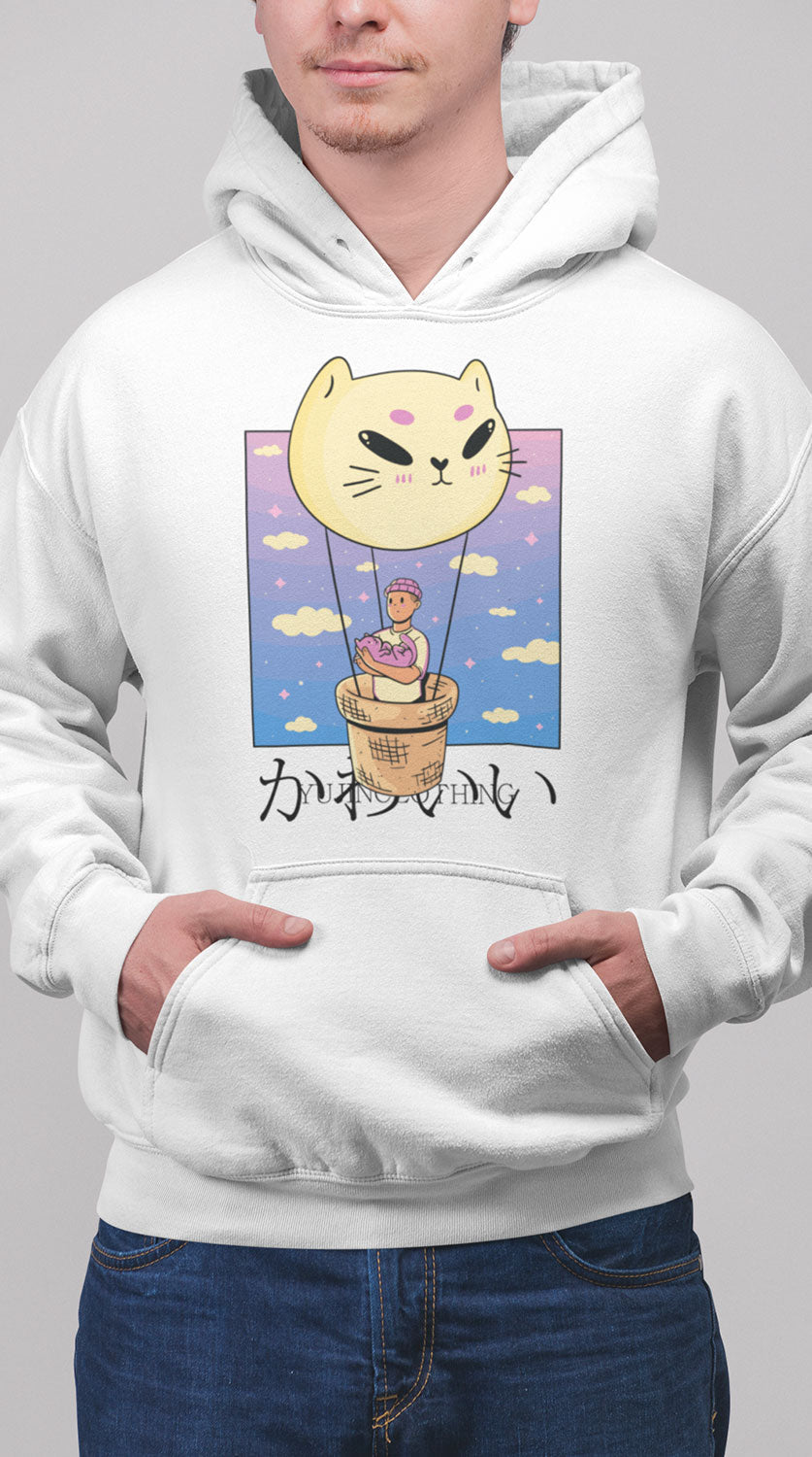 Fluffy Cat Hoodie - P's One-Stop Shop 