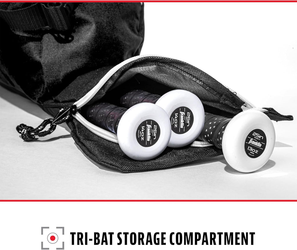 Franklin Sports Junior Baseball Equipment Bag - Stay Organized On and Off the Field - P's One-Stop Shop 