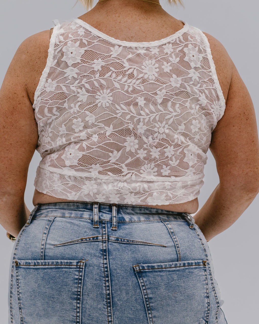 Full Lace Tank Halftee - P's One-Stop Shop 