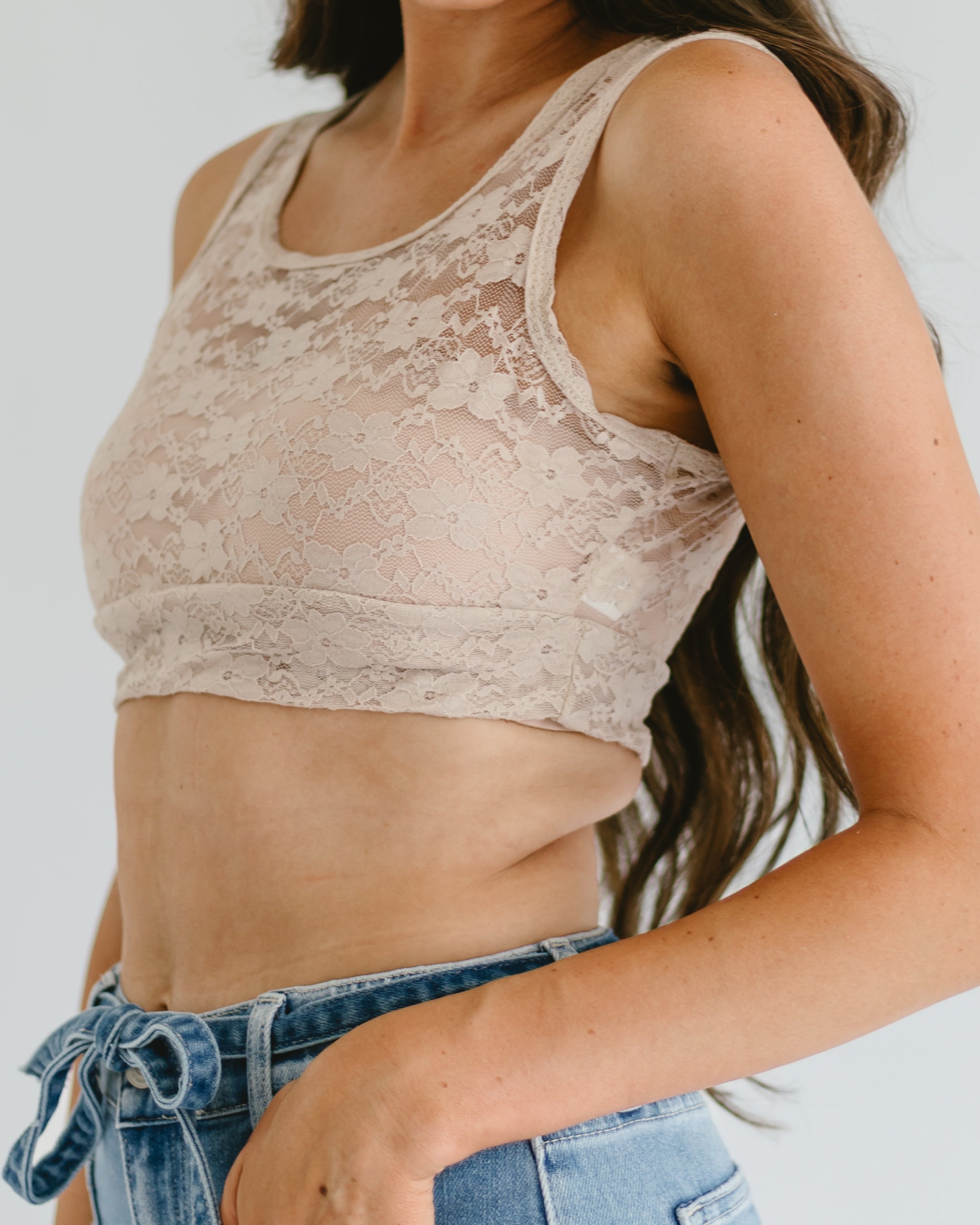 Full Lace Tank Halftee - P's One-Stop Shop 