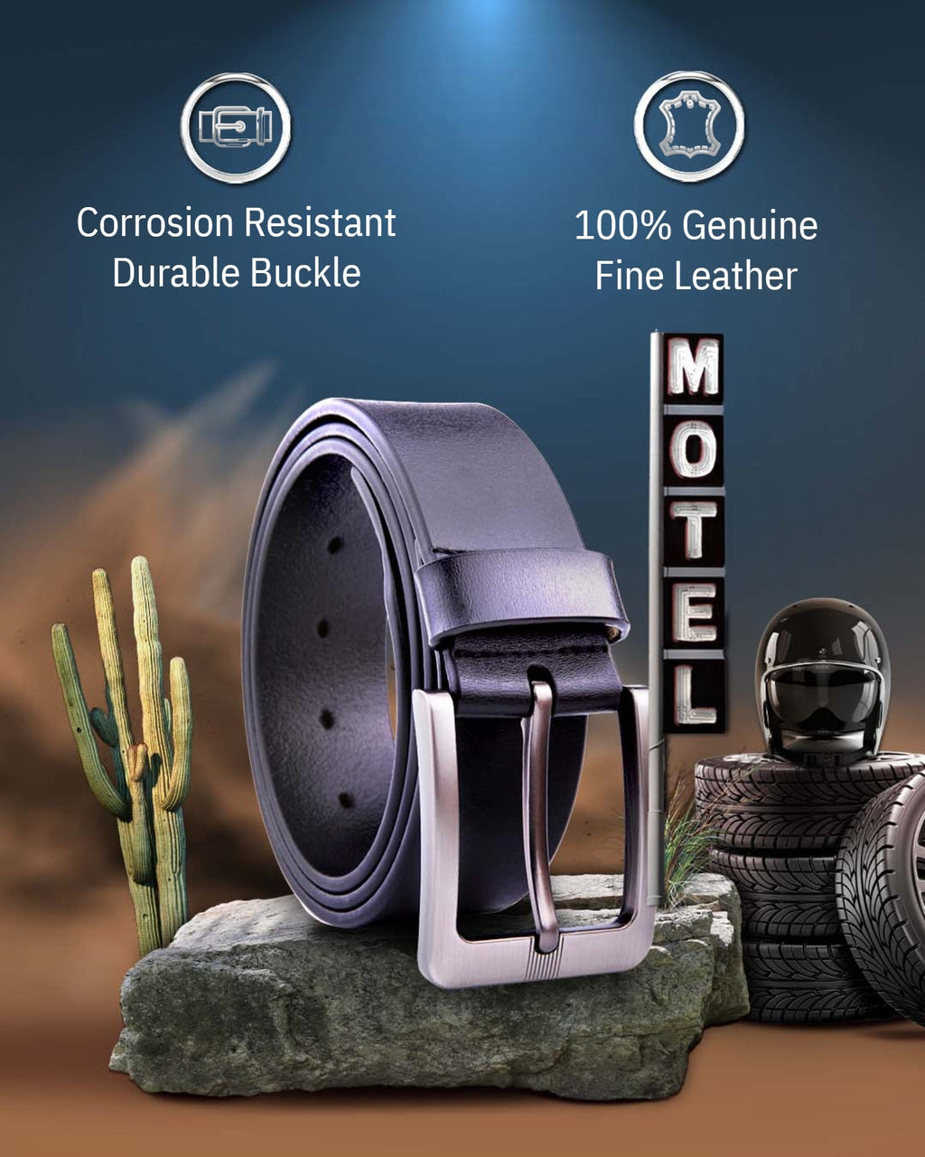 Genuine Leather Belt - P's One-Stop Shop 