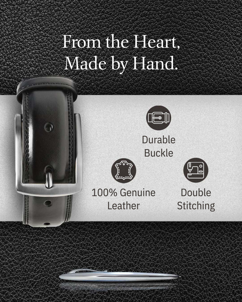 Genuine Leather Belt - P's One-Stop Shop 