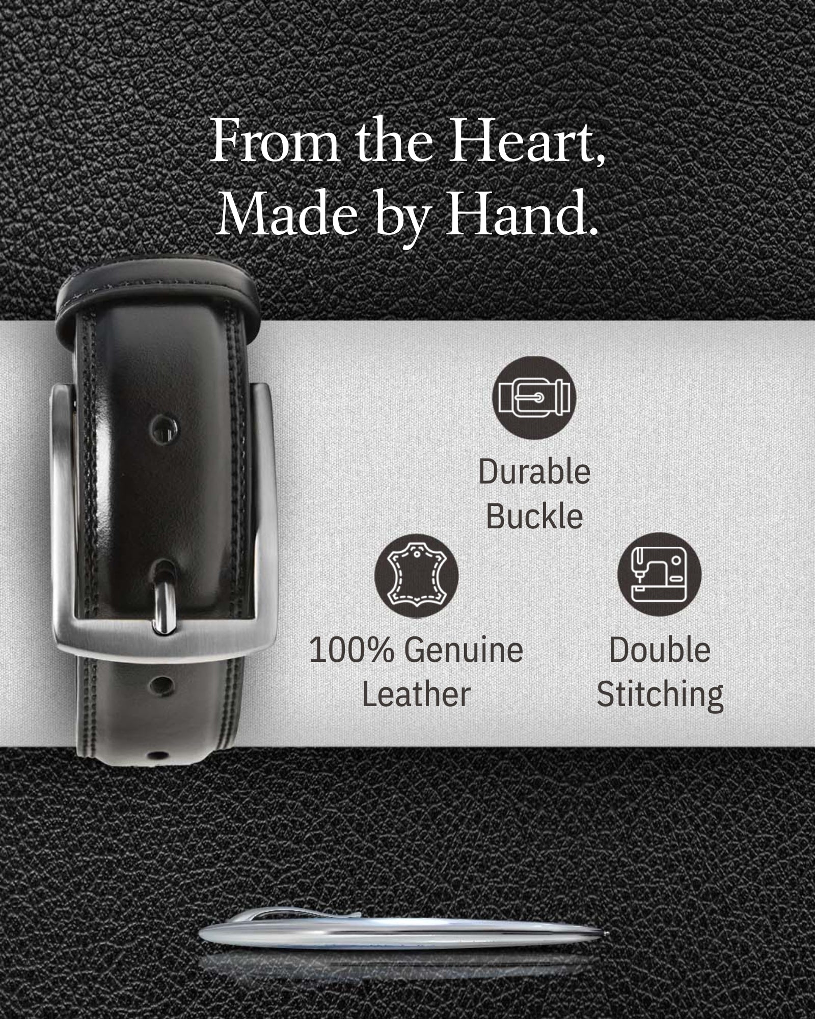 Genuine Leather Belt - P's One-Stop Shop 